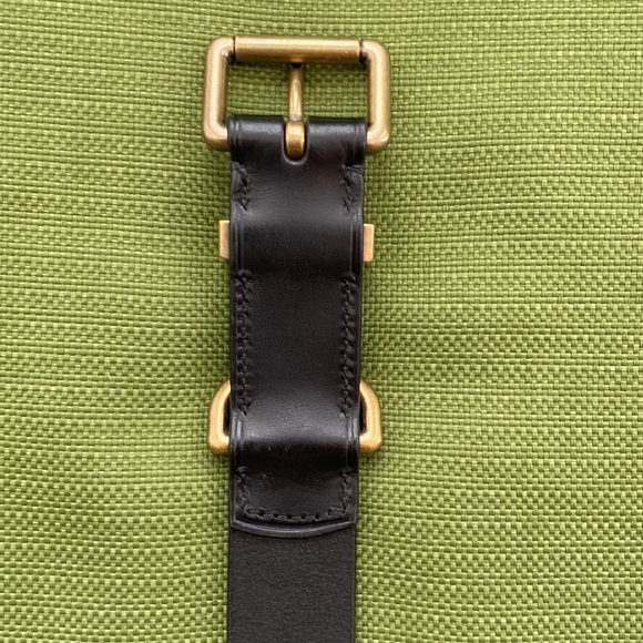 Coach leather belt with gold hardware, size 40 - Picture 8 of 8